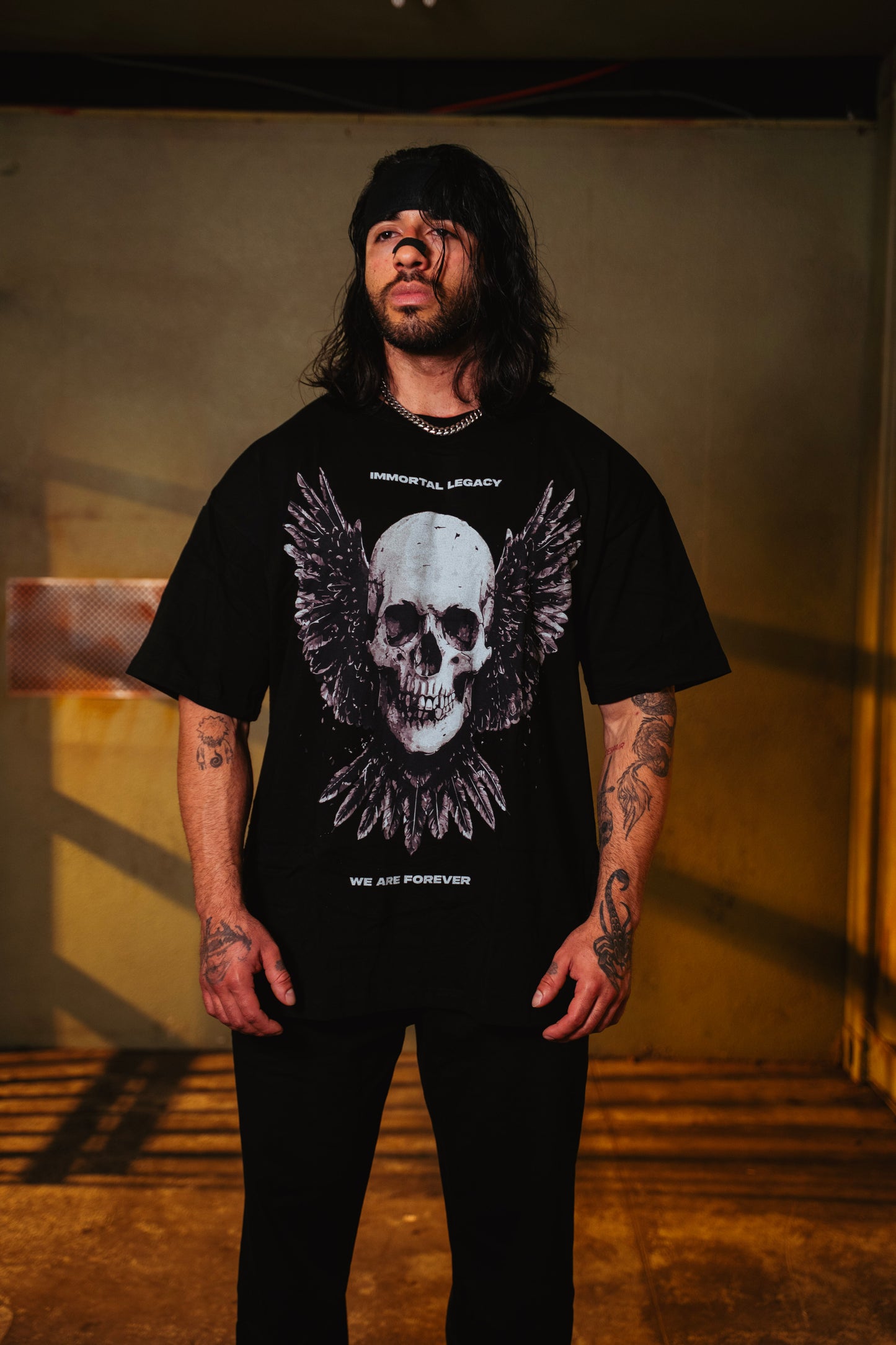 Wings Of Death Premium Oversized Tee