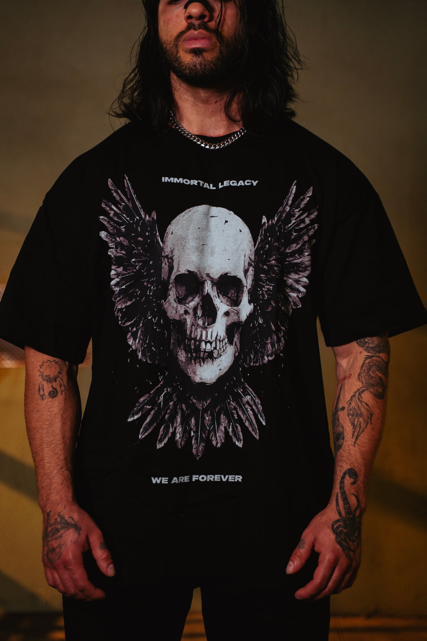 Wings Of Death Premium Oversized Tee