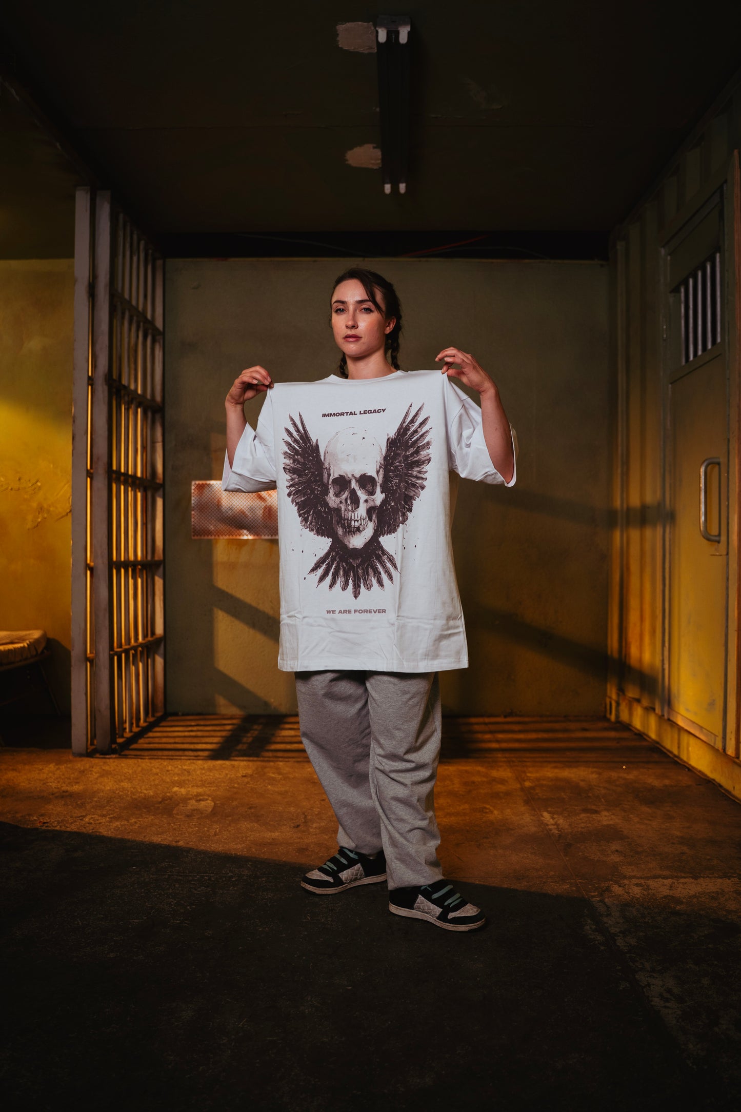Wings Of Death Premium Oversized Tee